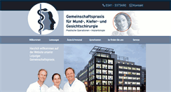 Desktop Screenshot of mkg-praxisklinik-leipzig.de
